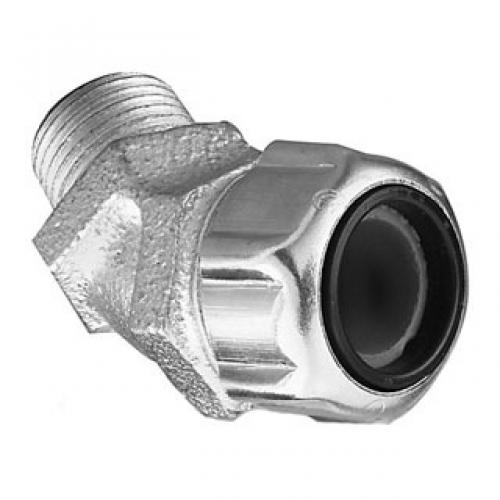 3/4IN 45D LT CORD CONN .500-.625